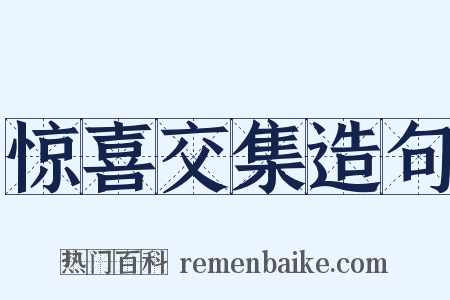 惊喜交集造句是什么意思的图片